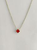 Collar Petal estilo Van Cleef acero 316L dorado