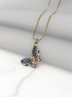 Collar Golden Butterfly Shine