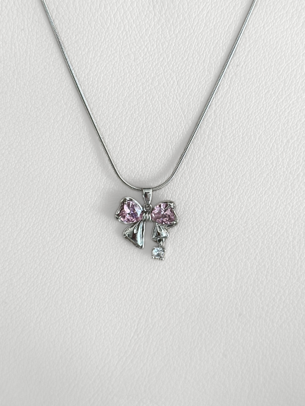 Collar Pink Bow Glow