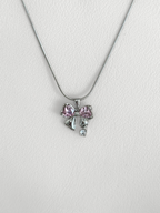 Collar Pink Bow Glow