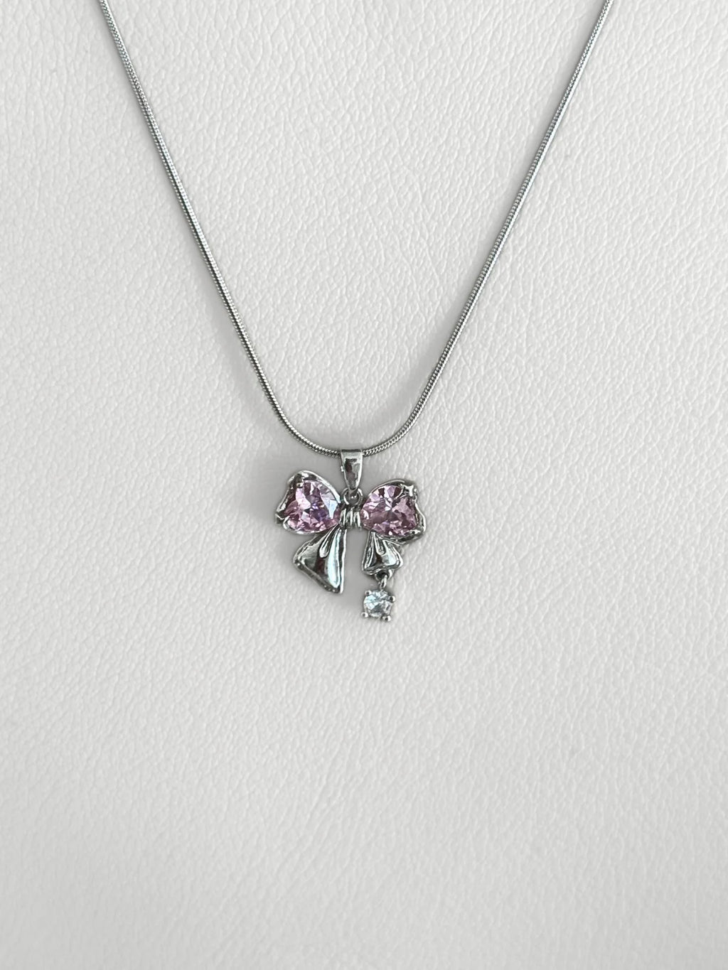 Collar Pink Bow Glow