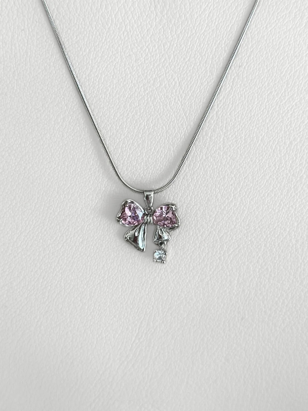 Collar Pink Bow Glow