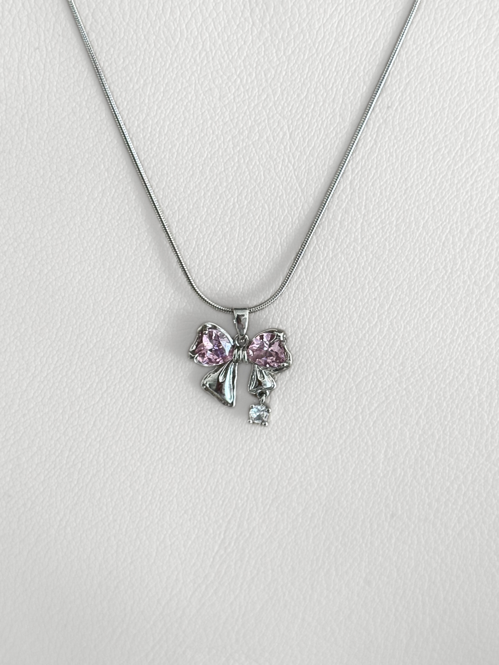 Collar Pink Bow Glow