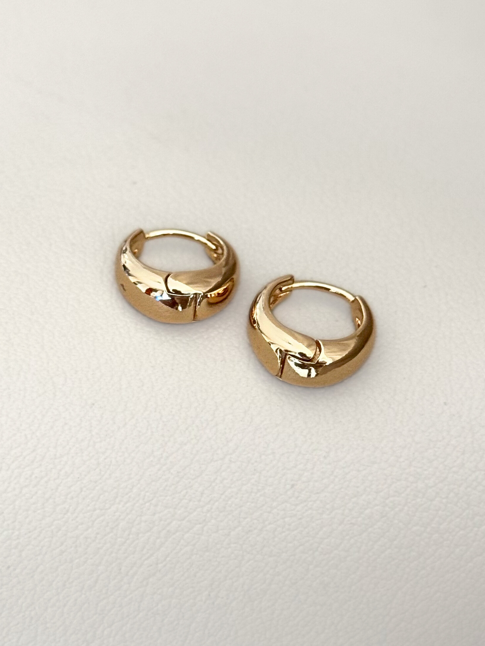 Arete Prince bañado en gold rose