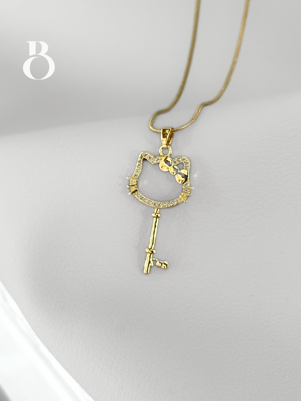 Kattymania Set Hello Key & Kitty Gold Love