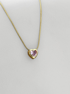 Collar Rose Heart Glow