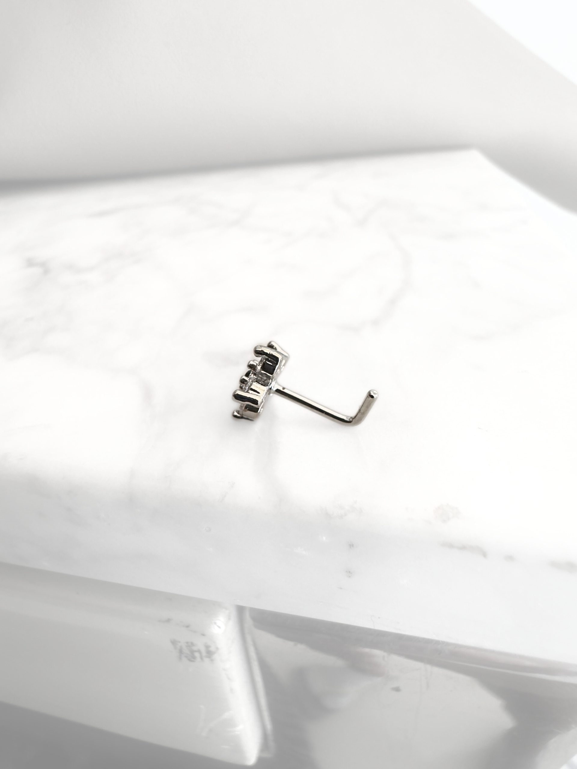 Piercing Nostril Evil Eye Silver