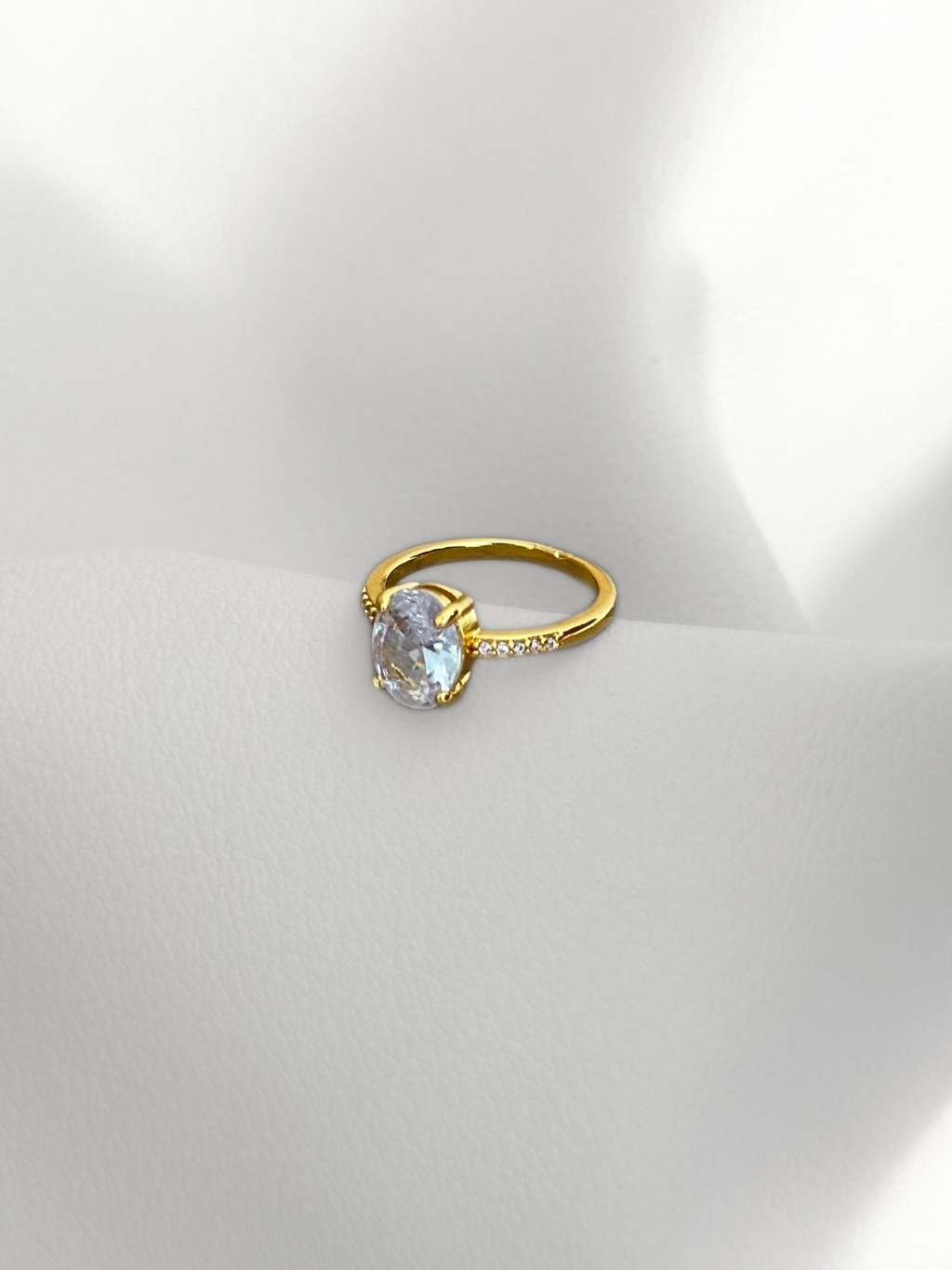 Anillo Crystal Square Glow