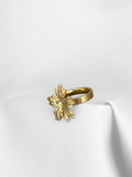 Anillo Golden Sunbloom Maximalista