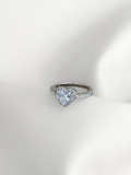 Anillo Heart zircon silver