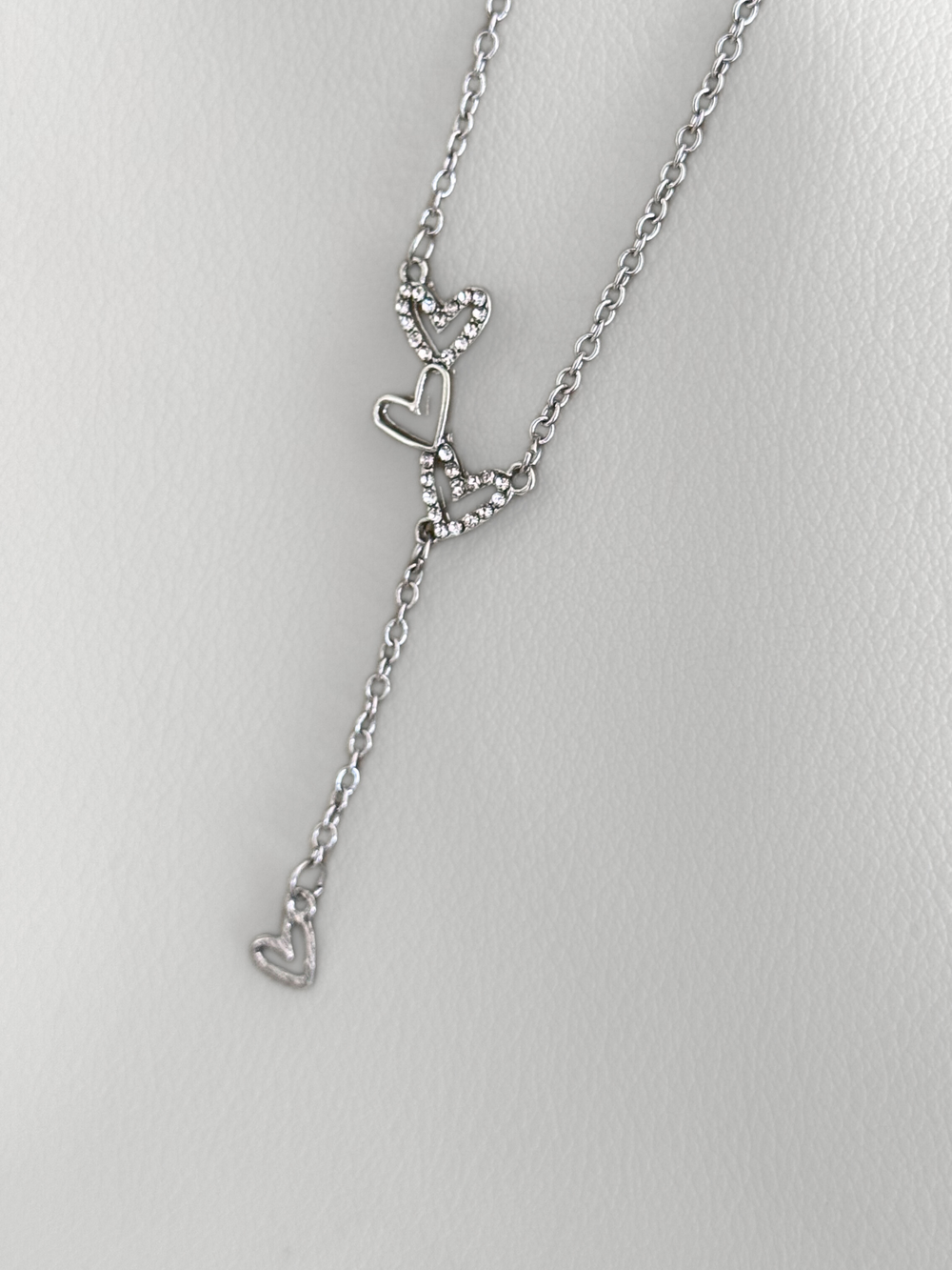 Collar Silver Hearts