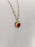 Collar Red Spark Heart