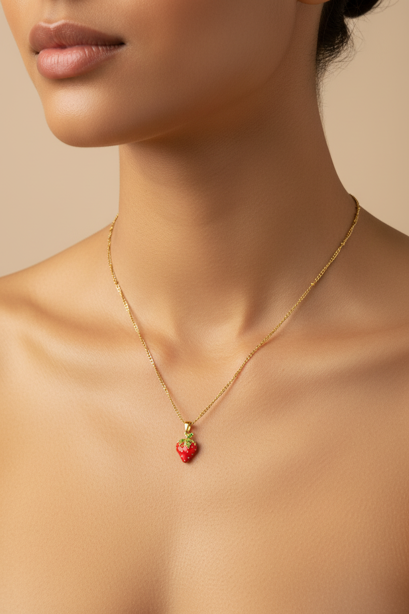 Collar Golden Strawberry