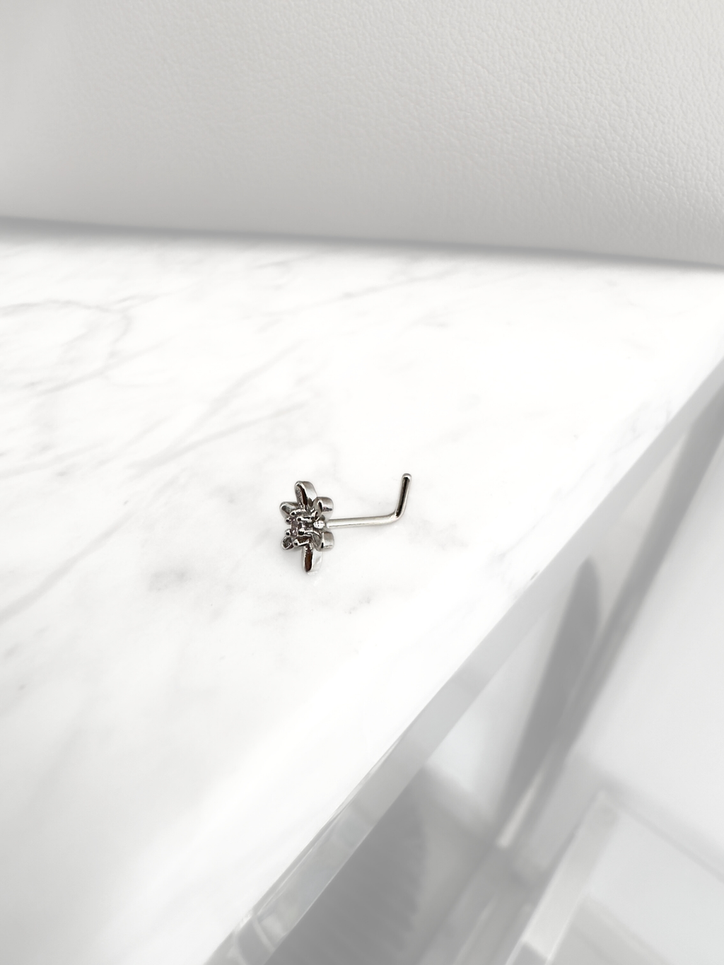 Piercing Floral L Silver