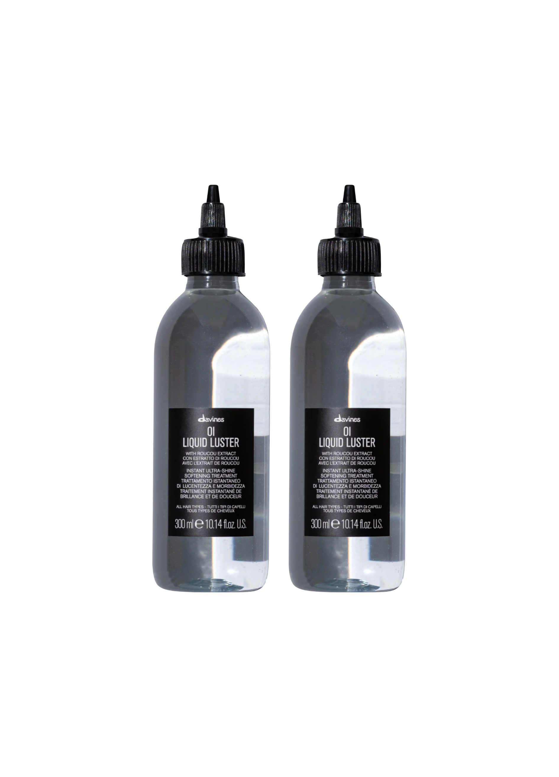 Oi Liquid Luster x2 Tratamiento de brillo Instantáneo 300ml Davines