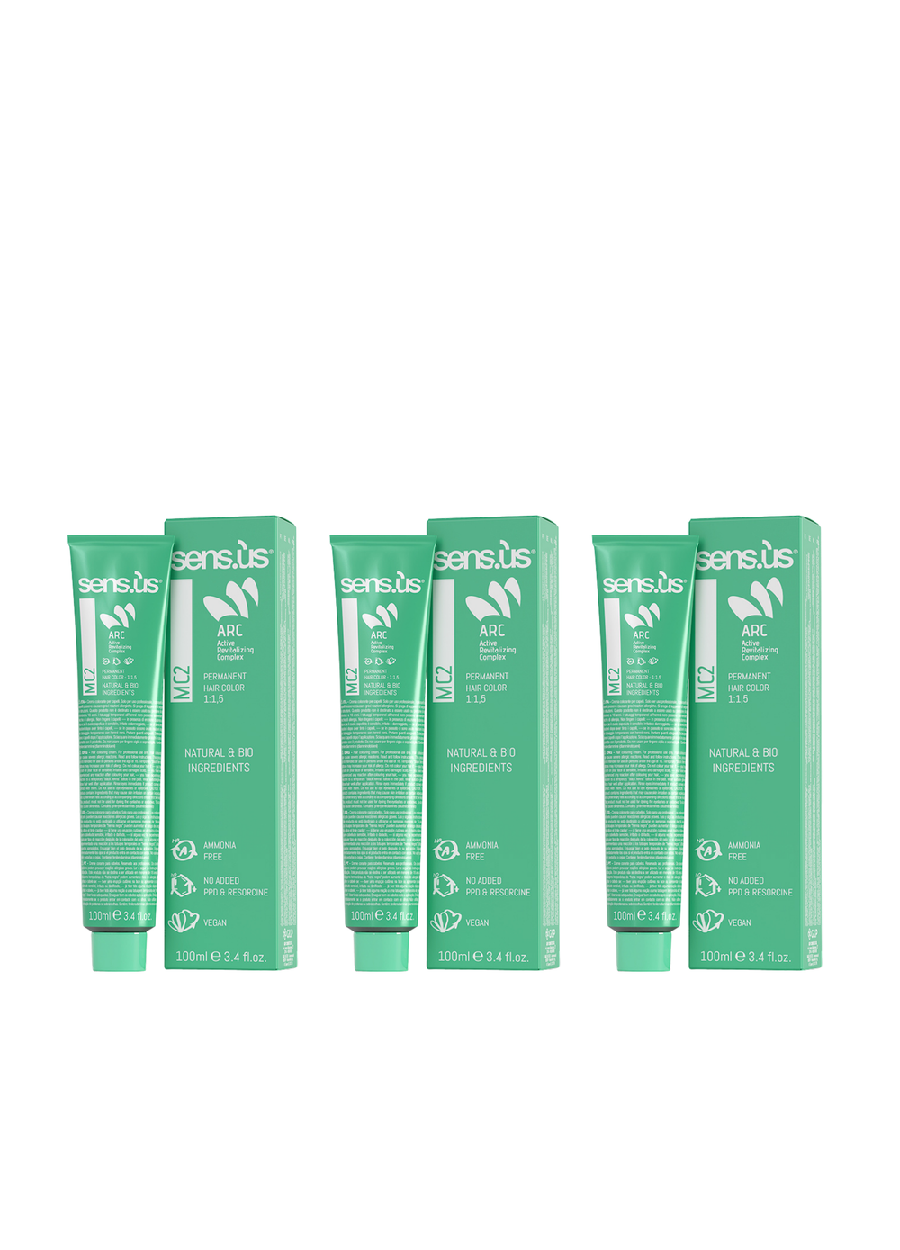 Tinte Vegano Sensus x3 | Sensus Hair Lover