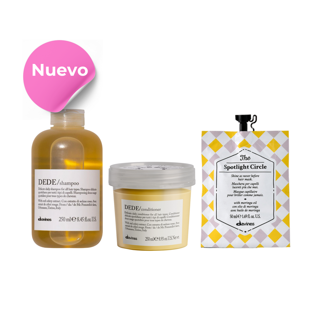 Dede Limpieza diaria 250 ml + Mascarilla Instantánea Brillo The circle | Davines