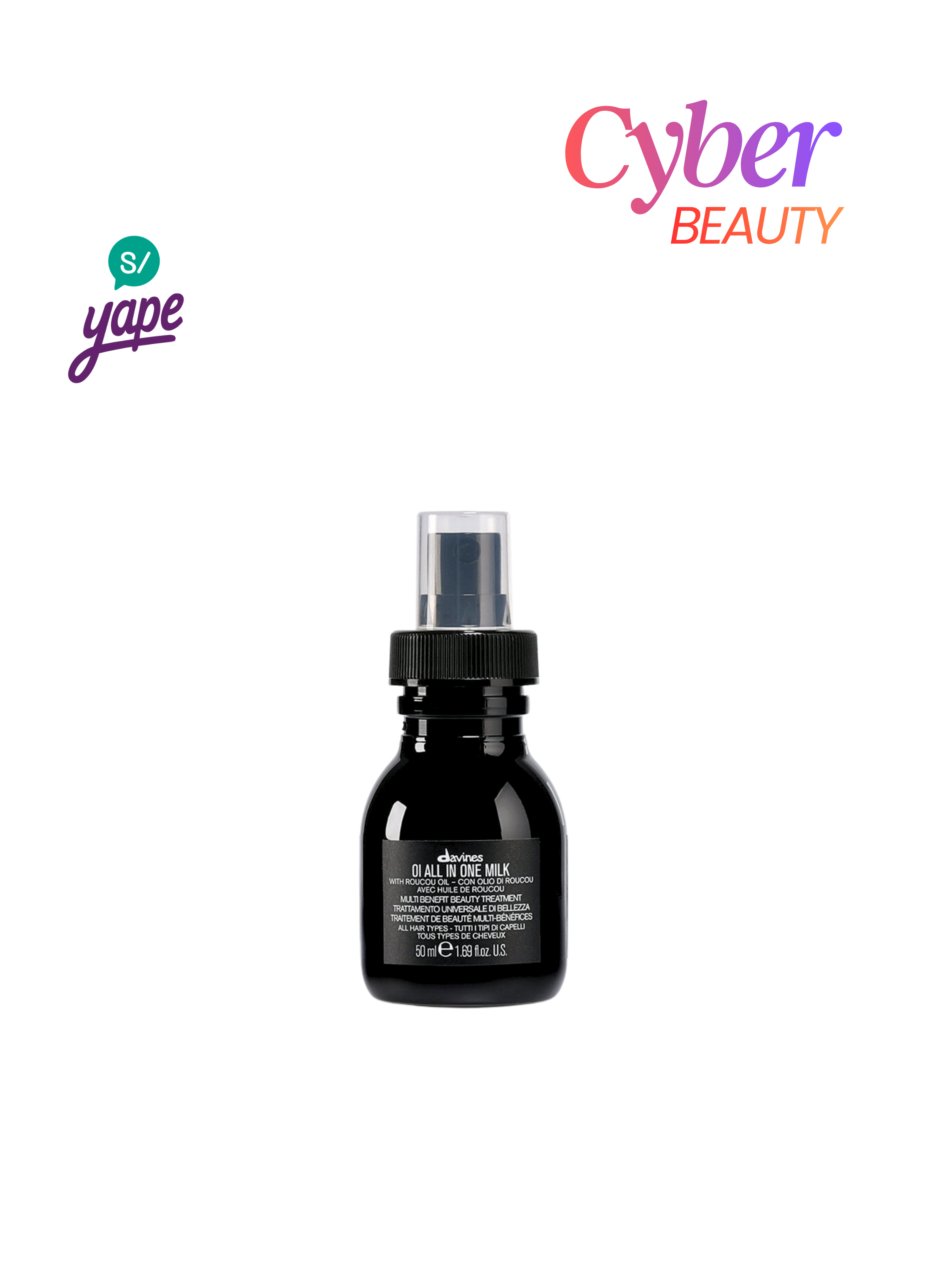 Protector térmico Oi All in One Milk 50ml Davines