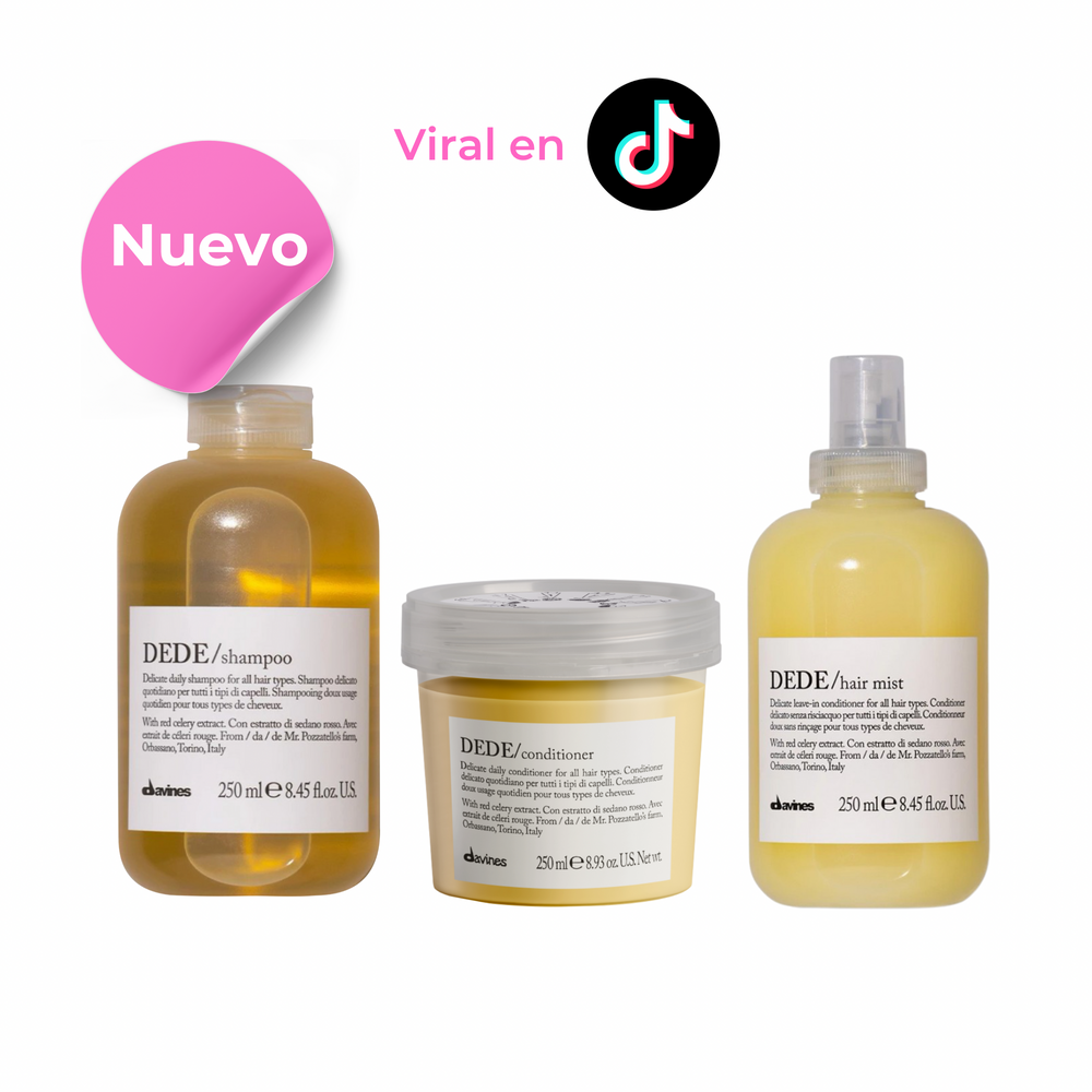 Dede Limpieza diaria 250ml + Spray Hair Mist 250ml | Davines