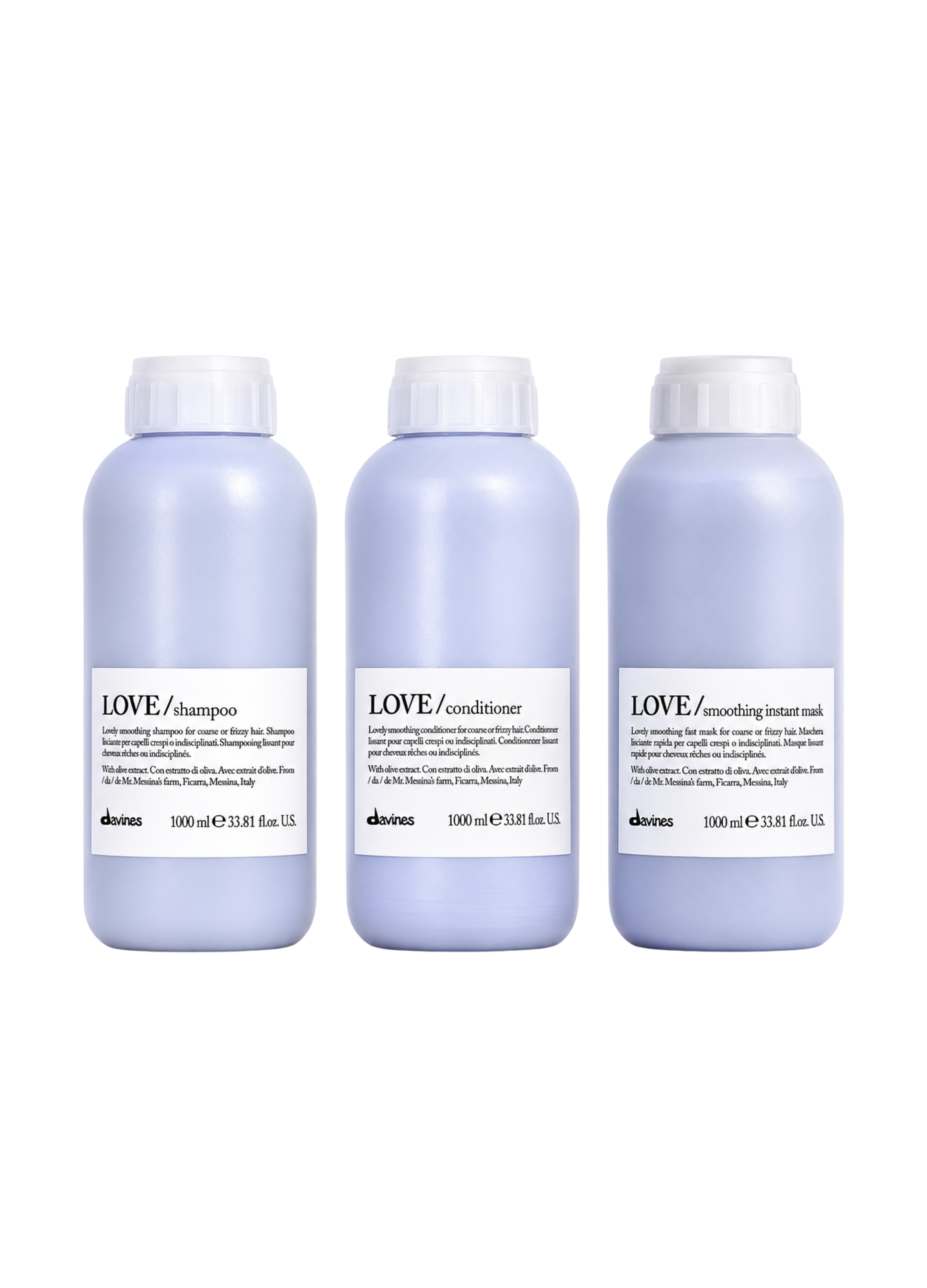 Davines Pack litro LOVE Smoothing Control & Anti Frizz