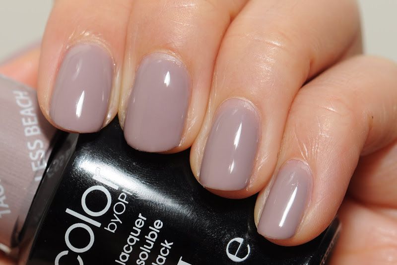 Taupe less beach and comparison|lámpara gel OPI