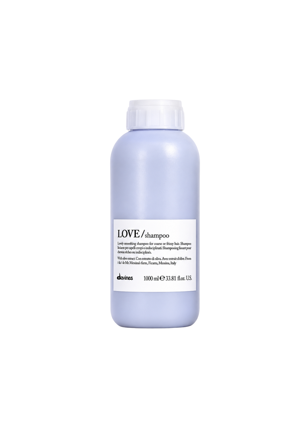 Davines Love Smoothing Shampoo 1L | Shampoo Antifrizz para Cabello Rebelde