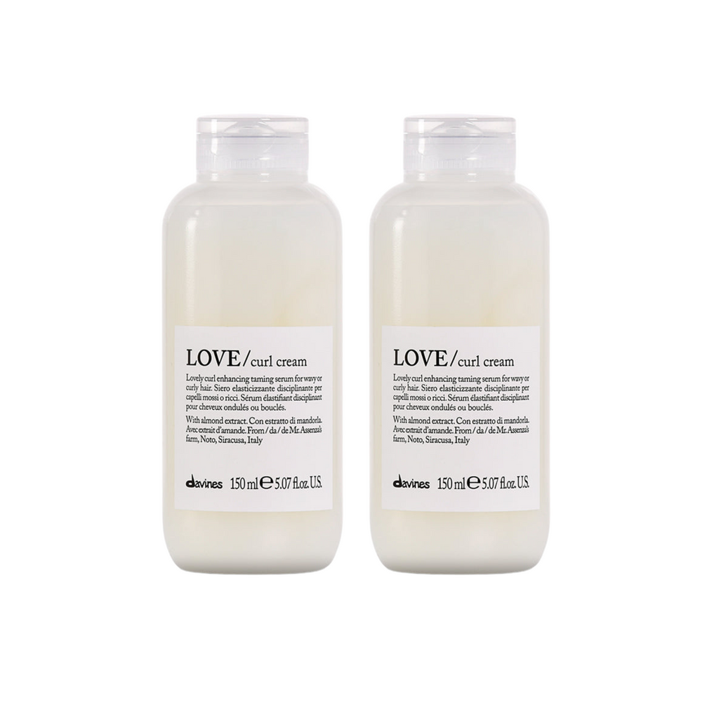 Love Curl Cream elastizante y regulador para cabellos rizados 150 ml pack x 2|Davines