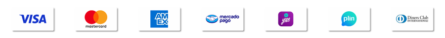 Paga seguro con todas tus tarjetas