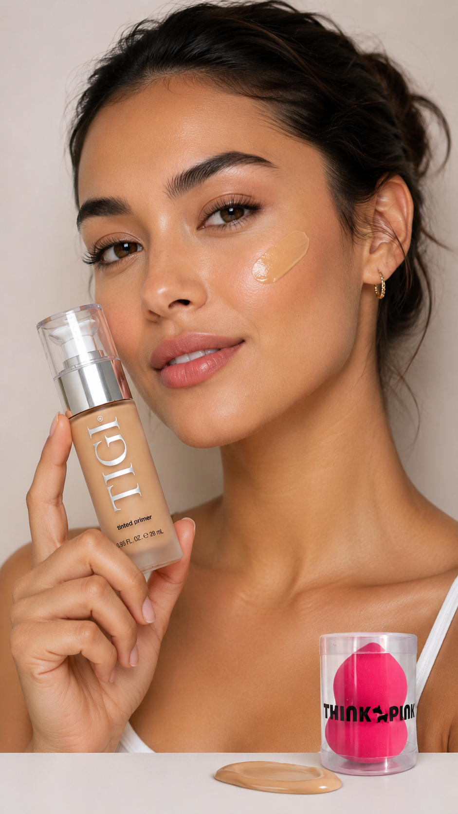 TIGI Cosmetics Primer con Color Medium | Prebase Perfeccionadora e Hidratante