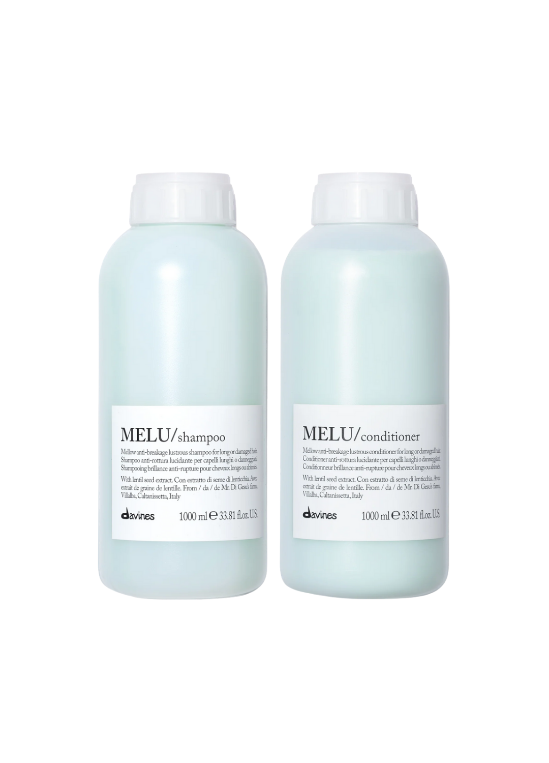 Pack Melu anti quiebre 1 litro Davines