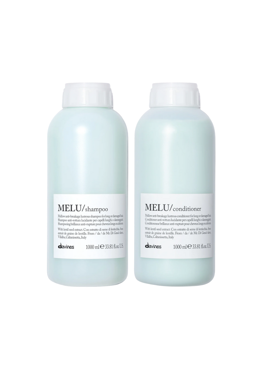 Pack Melu anti quiebre 1 litro Davines