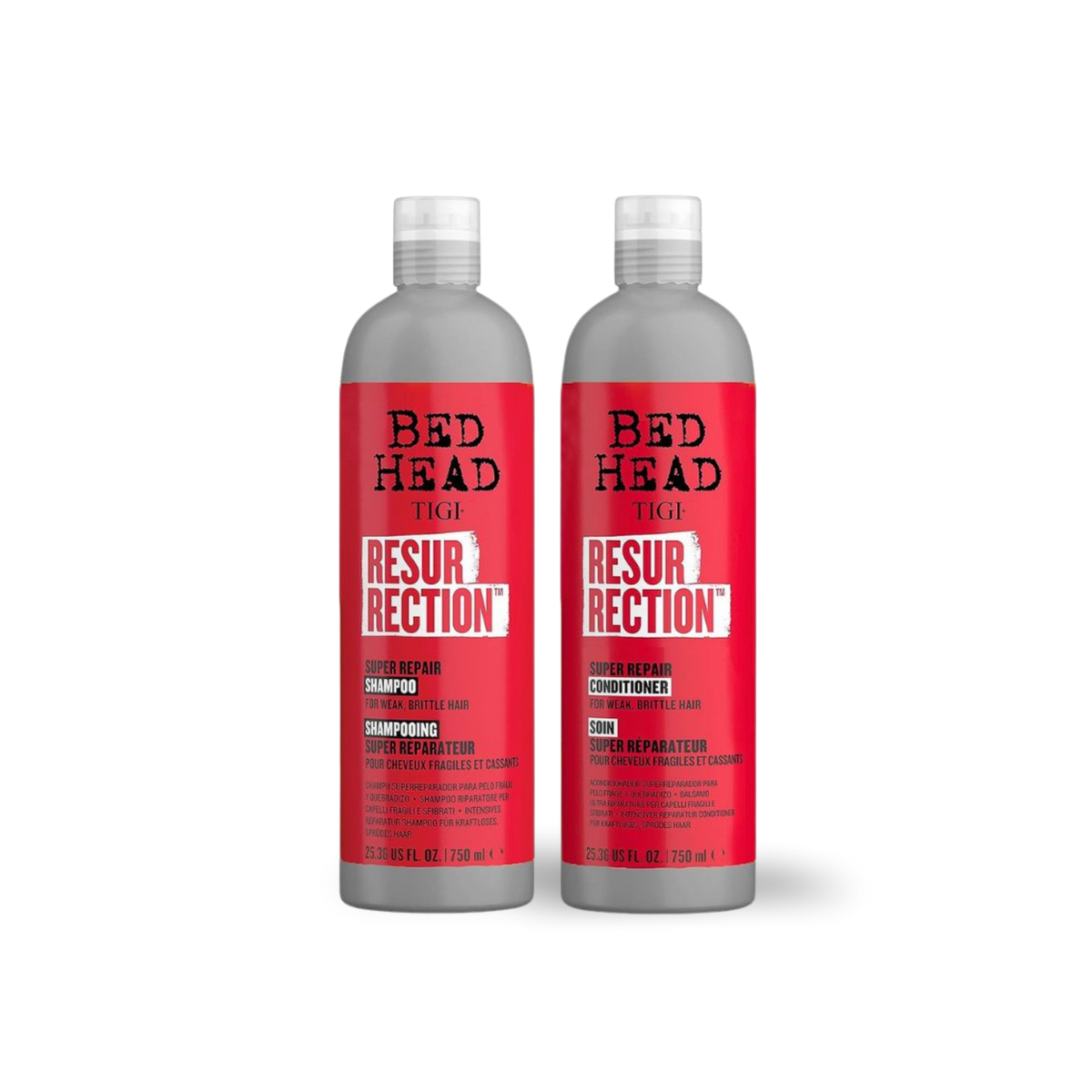 Pack Resurrection Shampoo + Acondicionador 750ml | Tigi Bed head