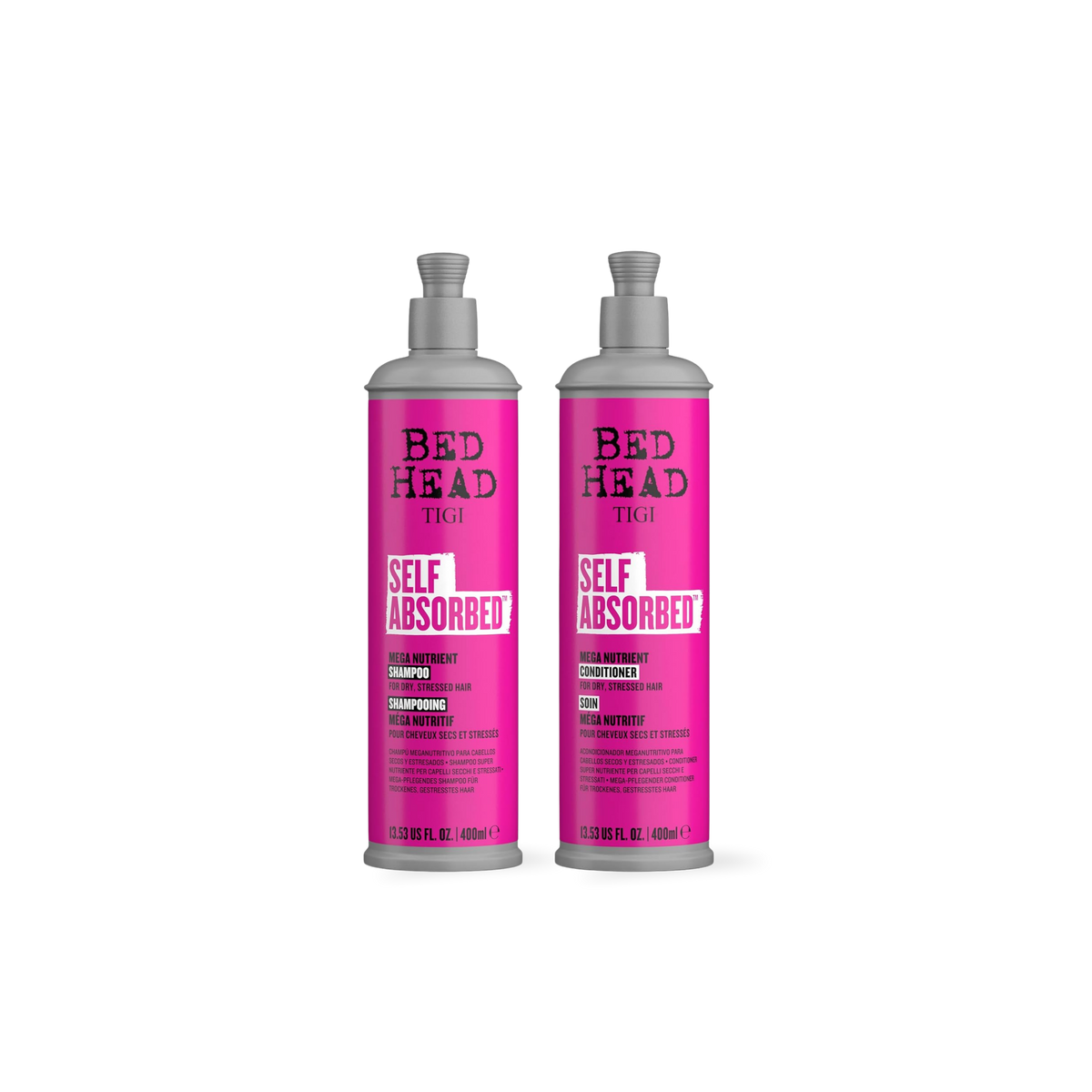 Pack Tigi Self Absorbed 400ml Hidratación, Suavidad y Brillo