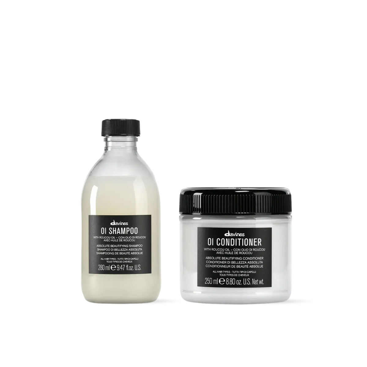 Pack Oi Davines antioxidante para todo tipo de cabello 250ml
