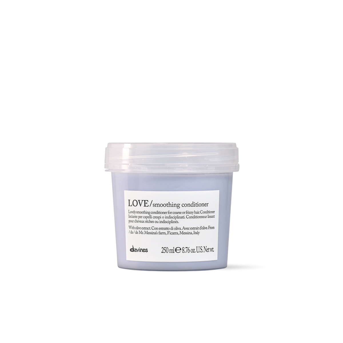 Acondicionador Love Smoothing Davines 250 ml Antifrizz y cabellos rebeldes