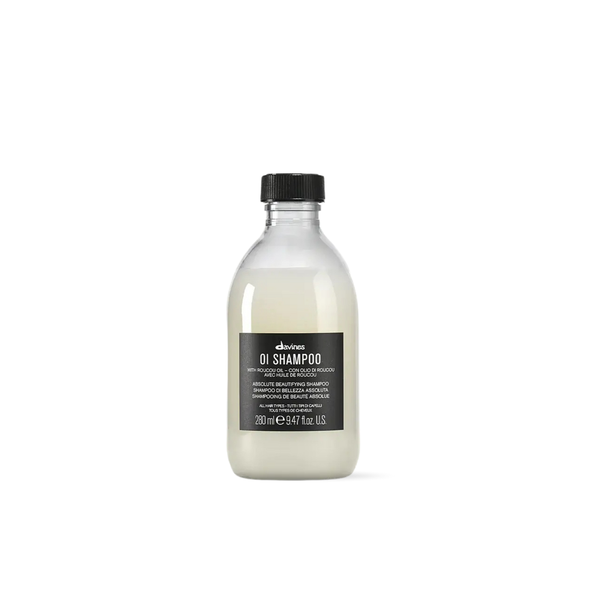 Davines OI Shampoo Brillo e Hidratación para Todo Tipo de Cabello 280 ml