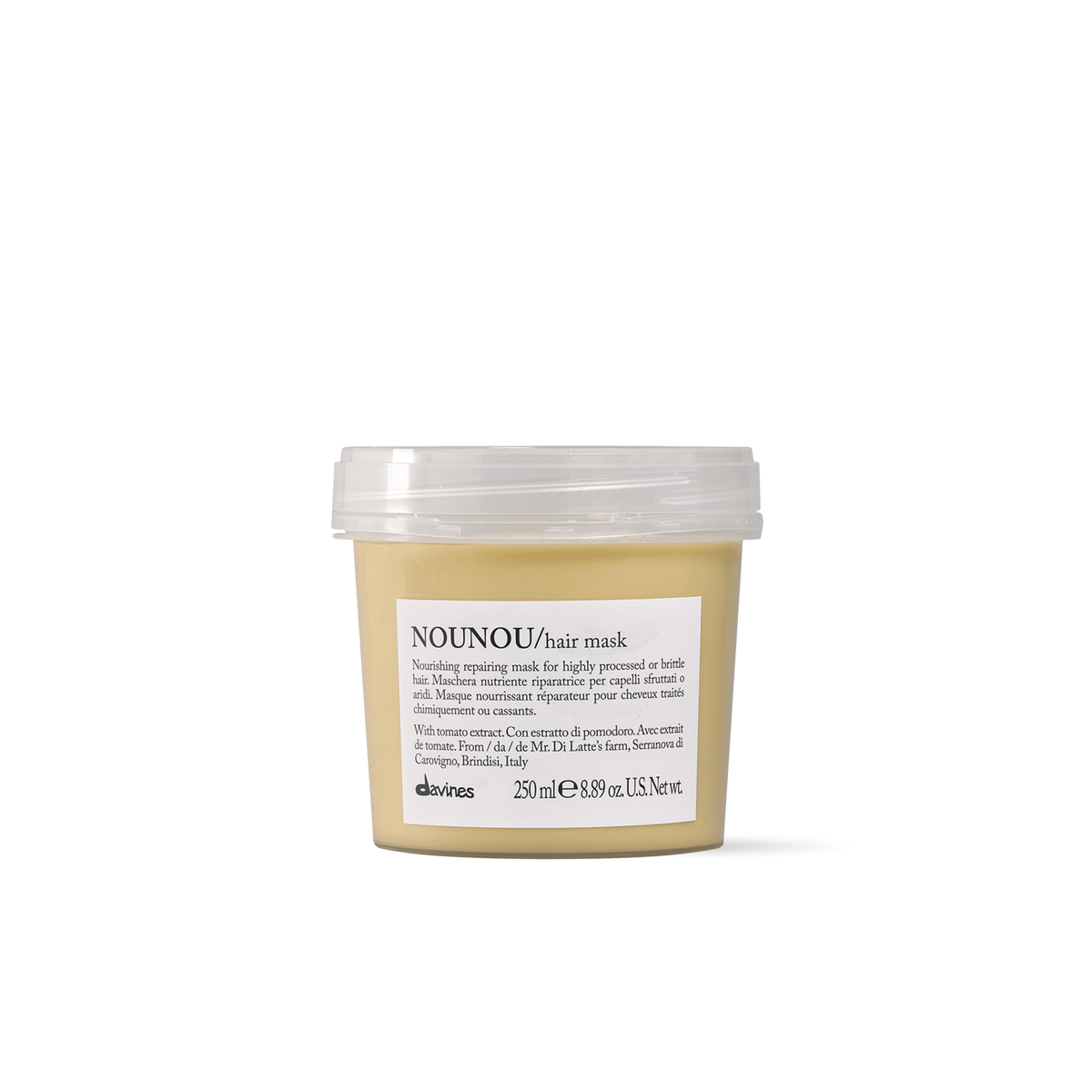Mascarilla Davines Nounou Hair Mask Reparadora 250 ml