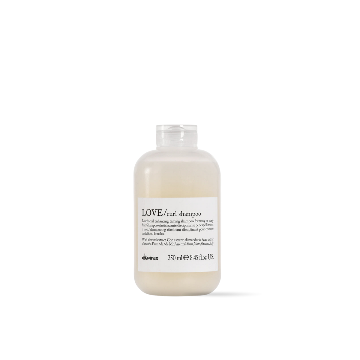 Davines LOVE Curl Shampoo 250 ml | Shampoo Hidratante para Cabello Rizado y Ondulado