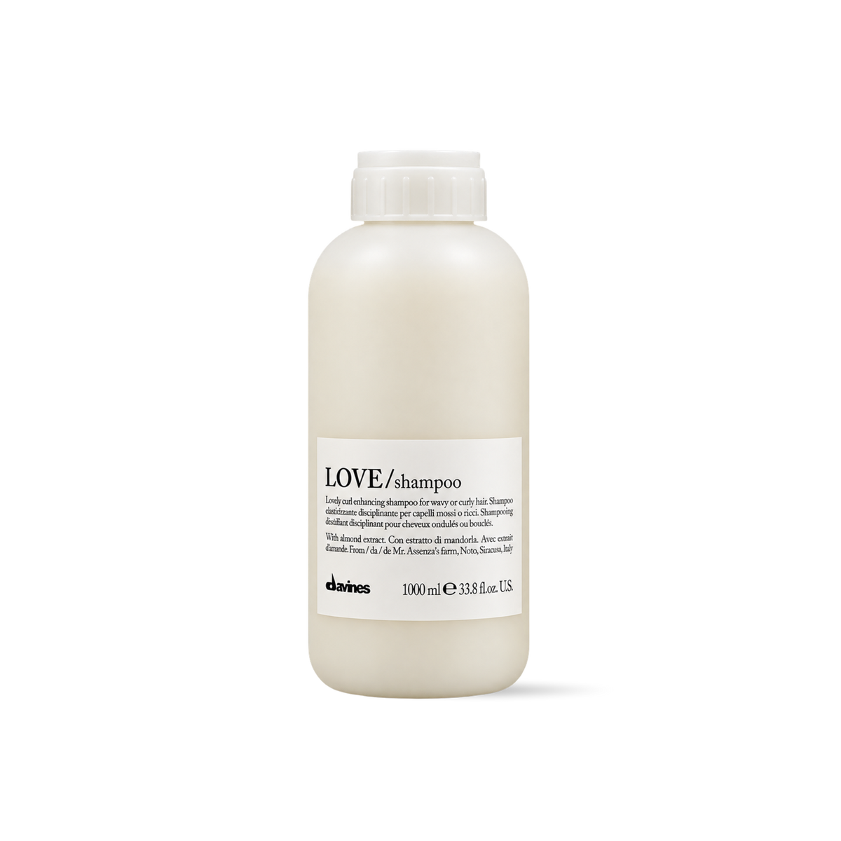 Shampoo Love Curl Davines 1 litro para Cabello Rizado y Ondulado
