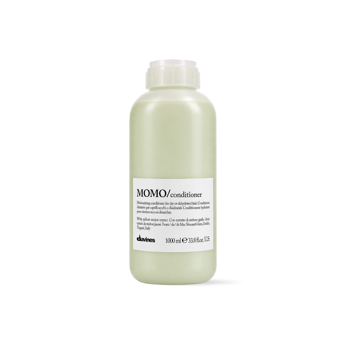 Acondicionador Momo Davines 1 litro Hidratante para cabello seco y deshidratado
