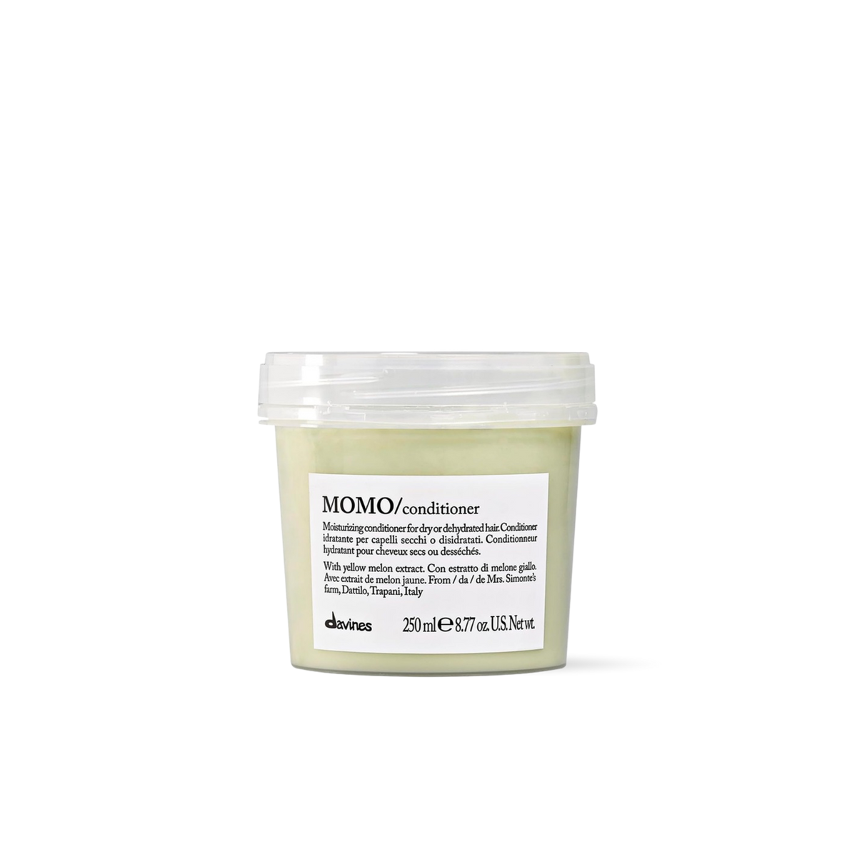 Davines MOMO Acondicionador 250ml | Hidratación Profunda para Cabello Seco y Deshidratado
