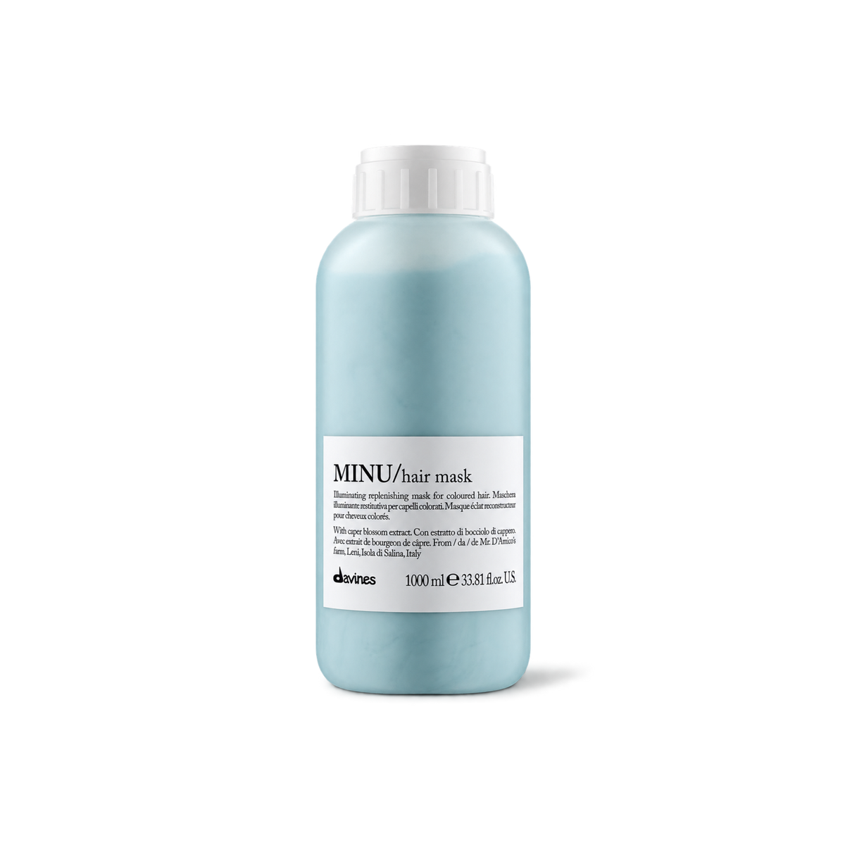 Mascarilla Minu Hair Mask Davines 1 litro Nutrición para cabellos teñidos