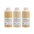 Tripack Nounou Davines Nutritivo para cabellos maltratados post alisados 1 litro