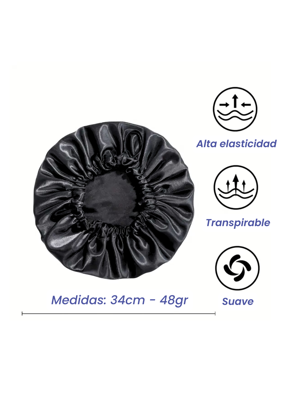 Gorro de dormir de Satén