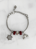 Pulsera Christmas Charms Plata