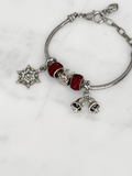 Pulsera Christmas Charms Plata