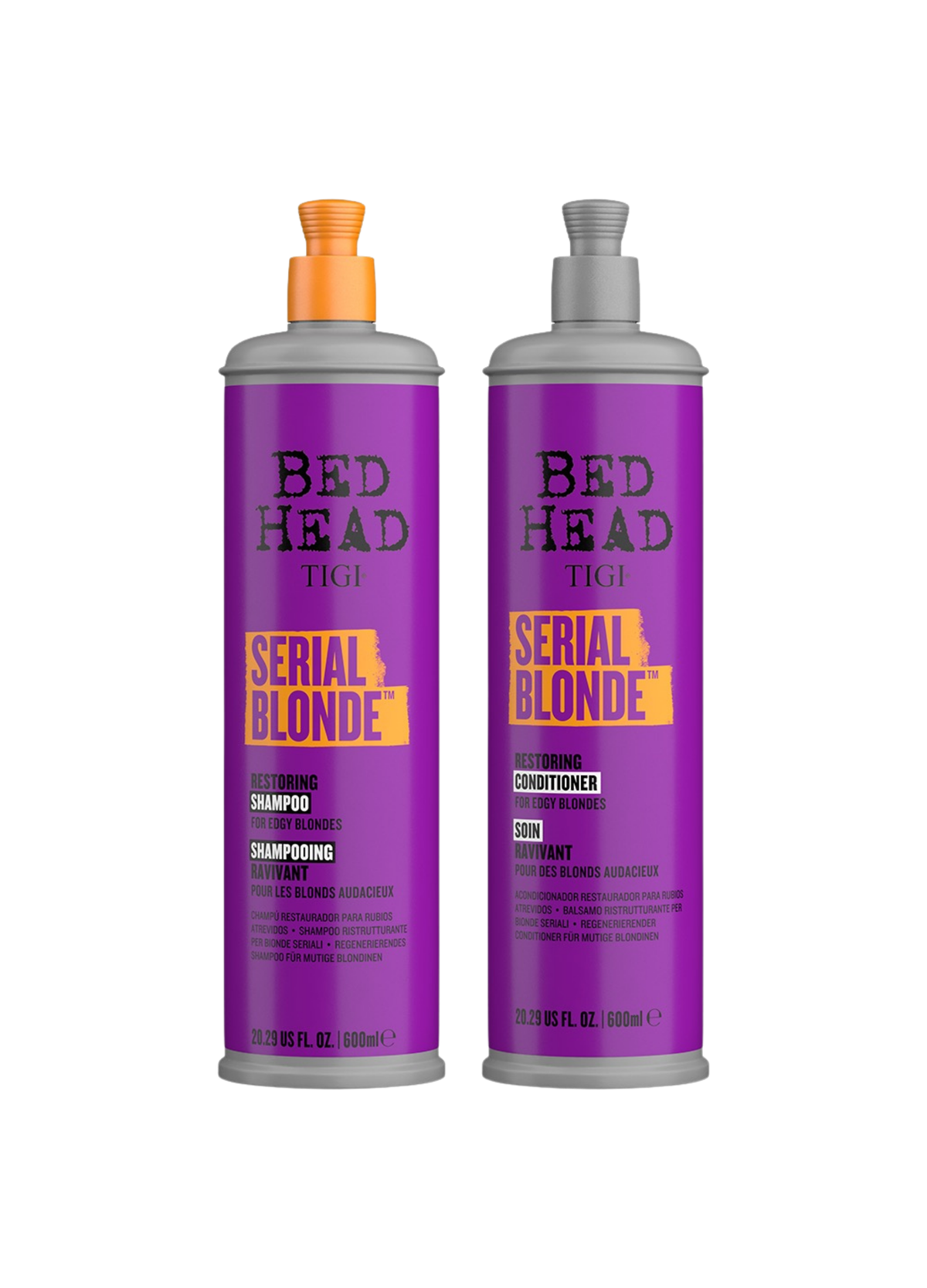 Dúo TIGI Bed Head Serial Blonde™ Shampoo + Acondicionador 600 ml | Cabello Rubio