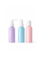 Set de 3 Botellas Multiusos de Viaje con Estuche Transparente