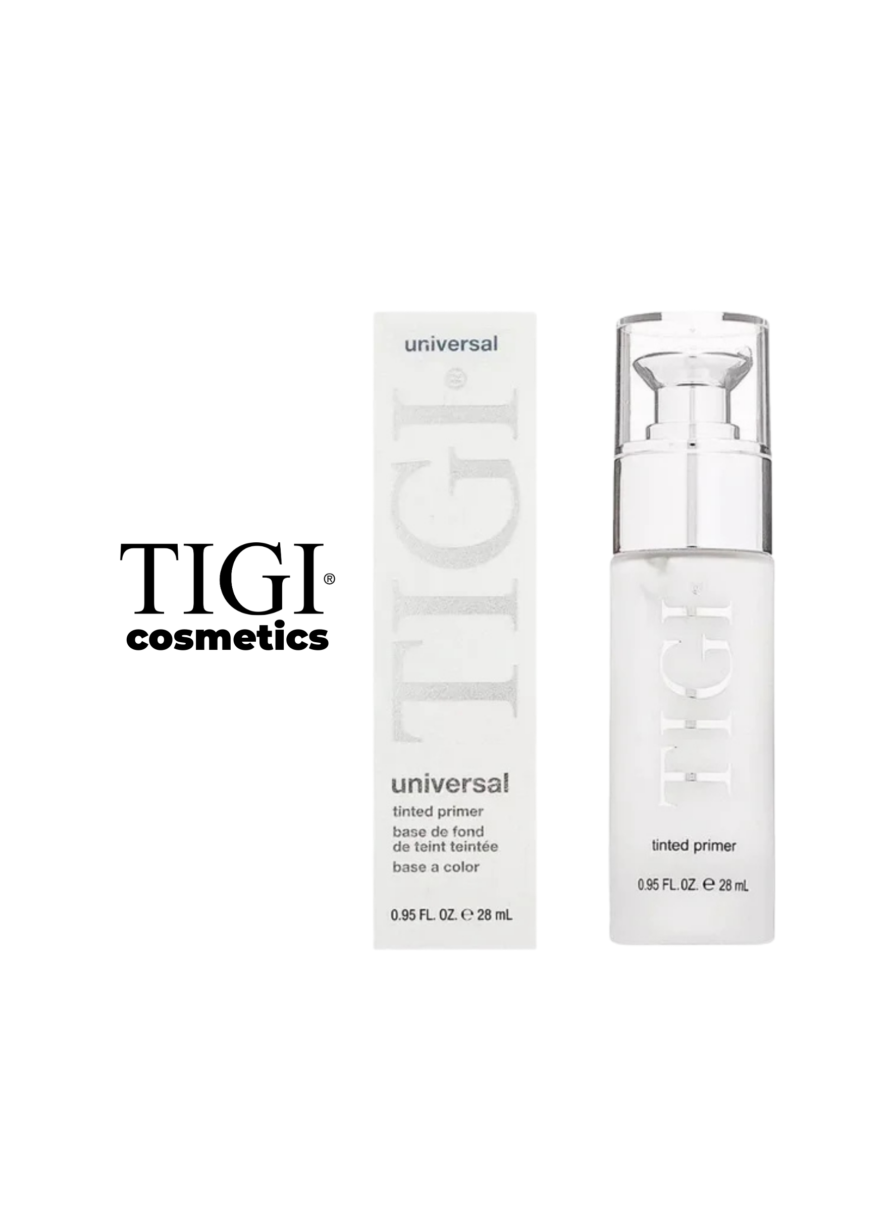 Tigi Tinted Primer Universal (Base o pre-base en crema) + Beauty blender