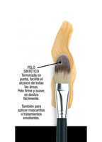 Brocha de Maquillaje para Base Líquida Pelo Sintético Profesional Beter